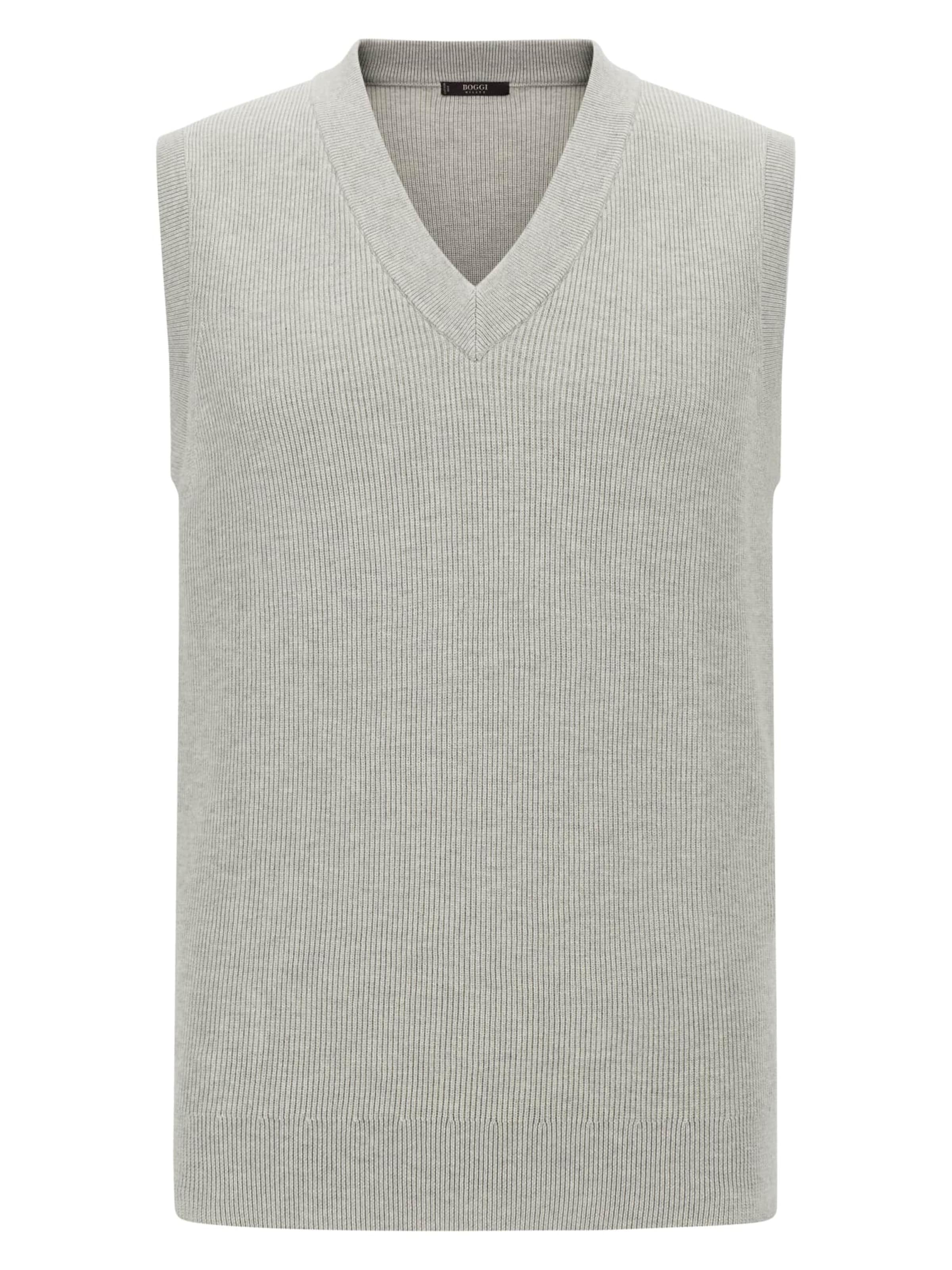 Boggi Milano Spencer in Grijs: voorkant