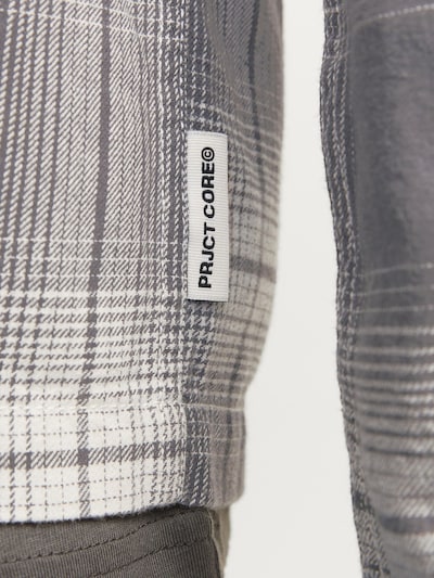 Jack & Jones Junior Button up shirt in Stone / White, Item view