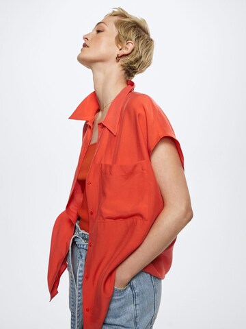 MANGO Blouse 'LIM' in Oranje