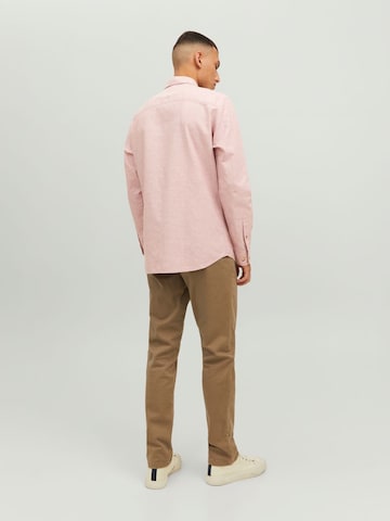 JACK & JONES Regular fit Риза 'Summer' в розово