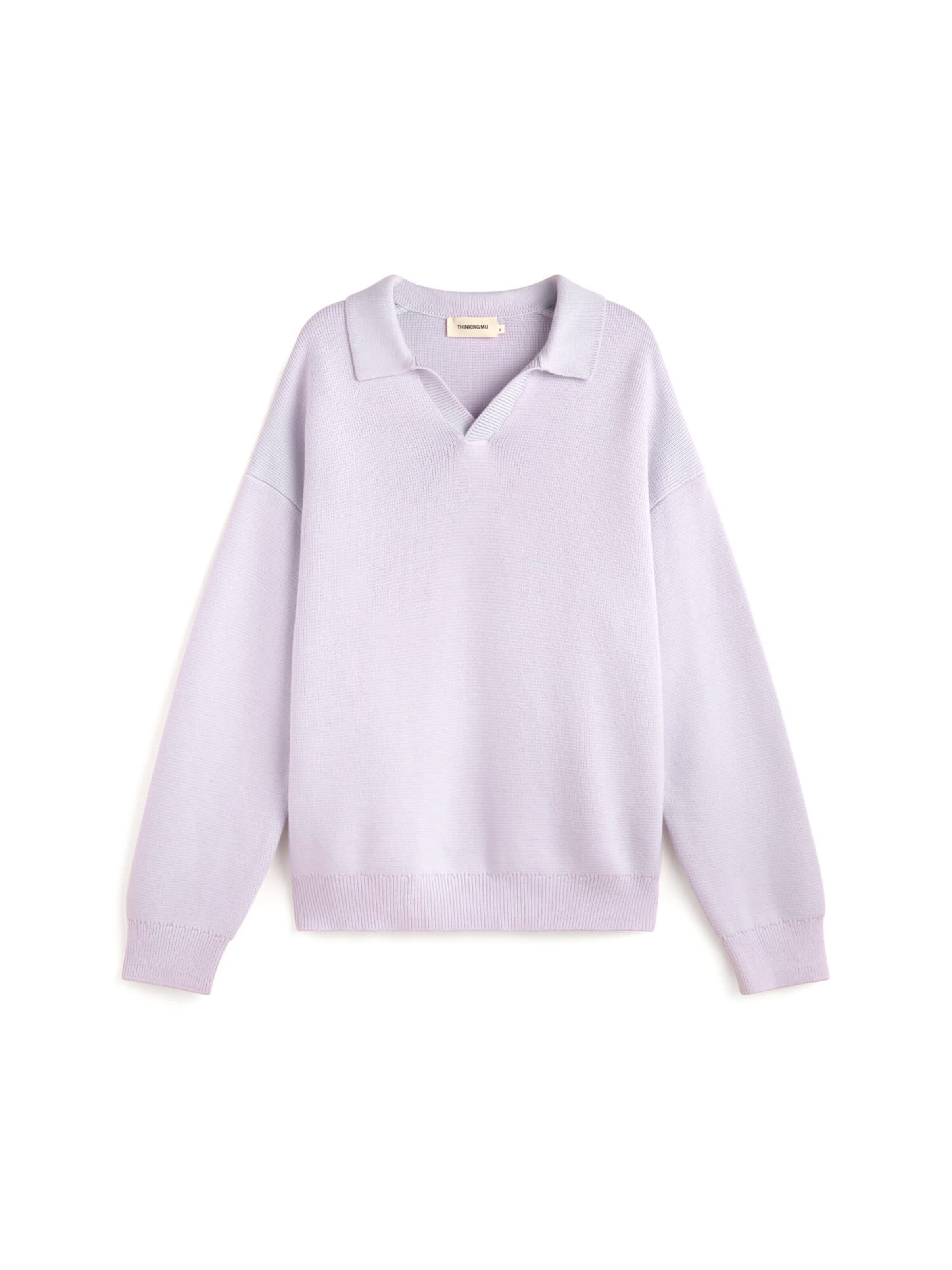 Sweat-shirt Thinking MU en violet : devant