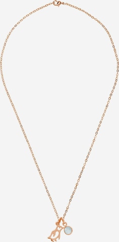 Gemshine Necklace in Gold: front