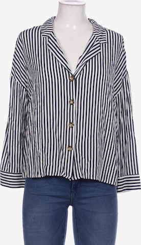 VIOLETA by Mango Bluse L in Blau: Vorderseite