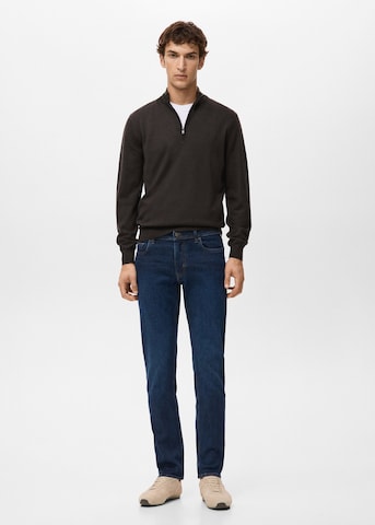 MANGO MAN Sweater 'Willyp' in Brown