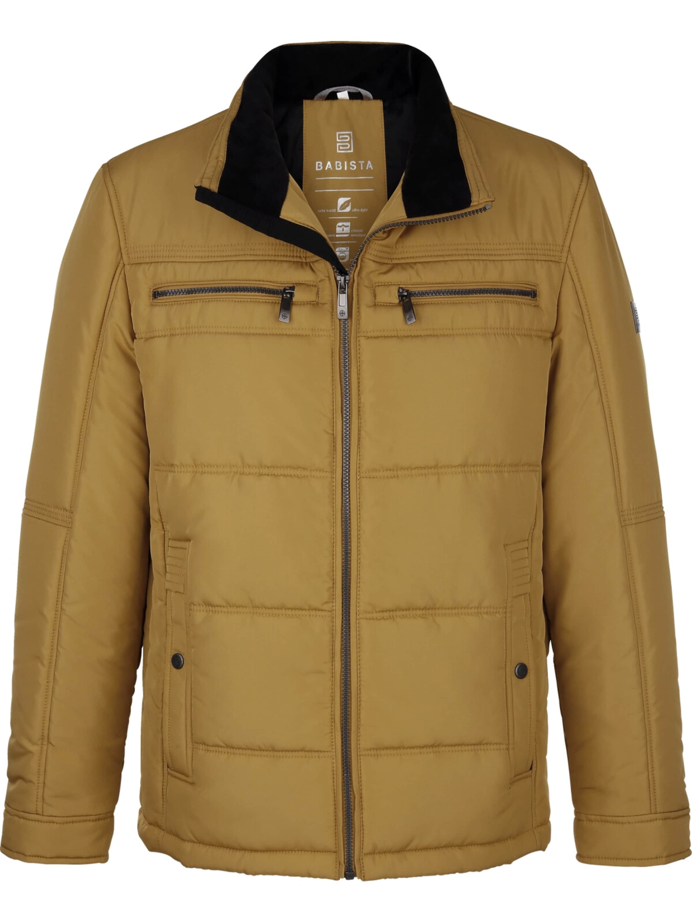 BABISTA Between-Season Jacket in Yellow: front