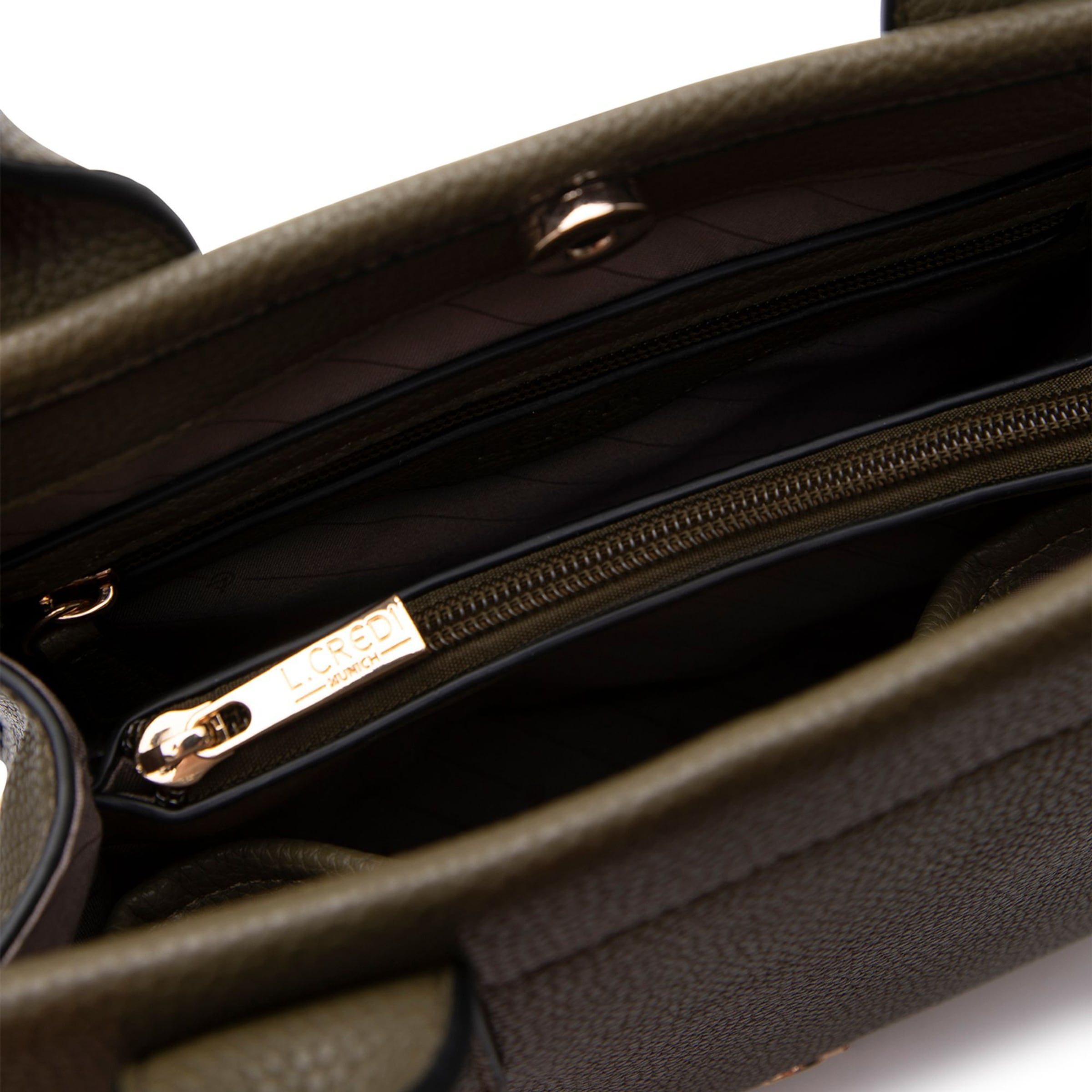 L.CREDI Handtasche 'Phemia' in Grün