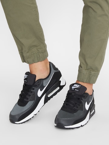 Nike SportswearNiske tenisice 'AIR MAX 90' - crna boja