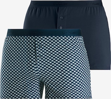 s.Oliver Boxershorts i blå: framsida