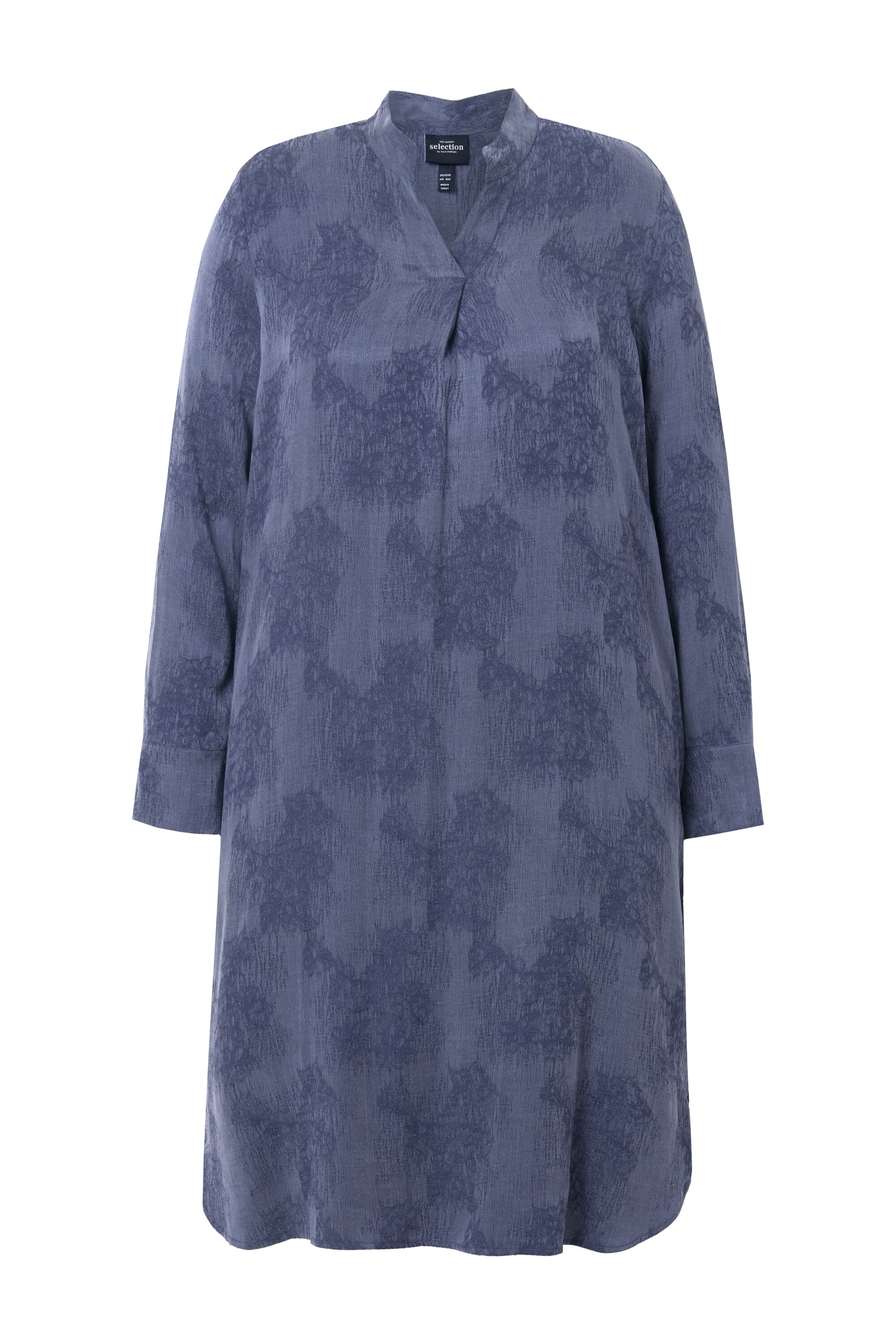 Ulla Popken Jurk in Blauw: voorkant