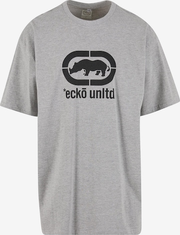 Ecko Unlimited Koszulka 'JohnRhino' w kolorze szary: przód