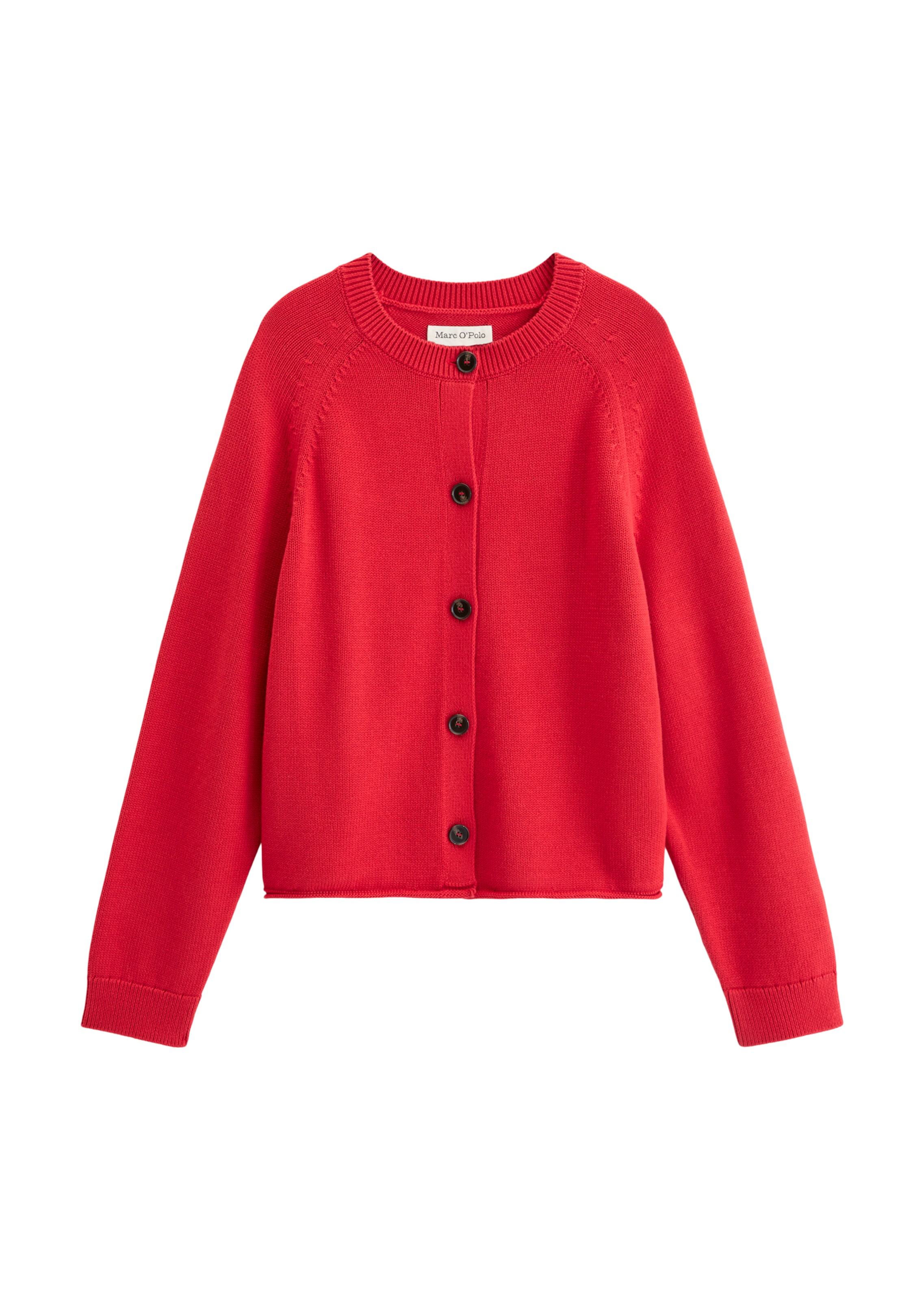 Marc O'Polo Strickjacke in Rot: Vorderseite