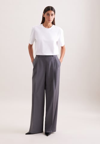 Regular Pantalon 'Basics' SEIDENSTICKER en gris : devant