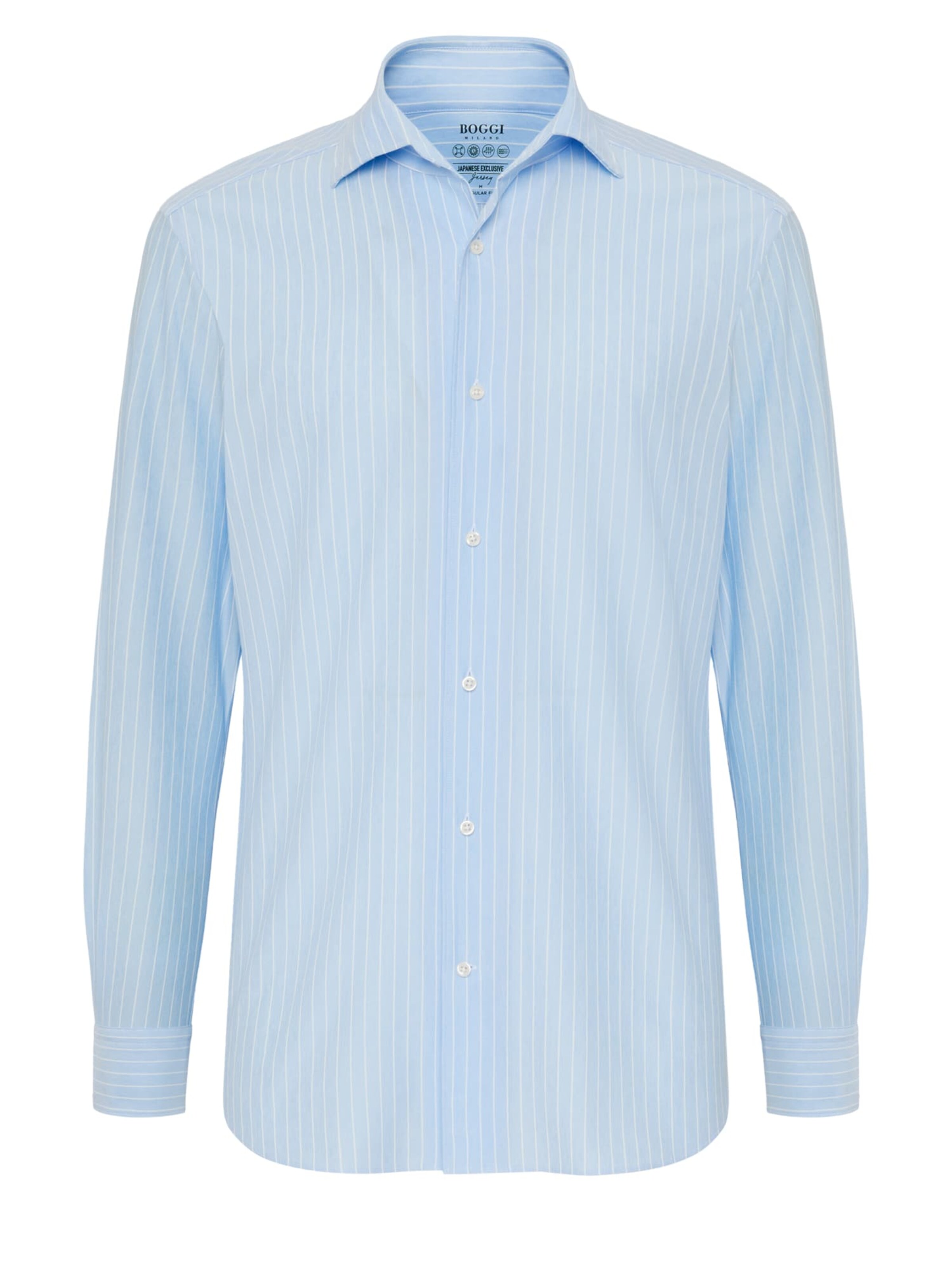 Boggi Milano Regular fit Πουκάμισο σε μπλε: μπροστά