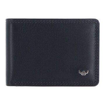 GOLDEN HEAD Wallet 'Polo' in Blue: front