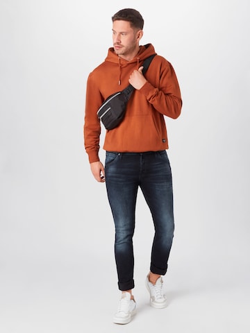 mėlyna JACK & JONES Prigludęs Džinsai 'JJIGlenn JJFox'