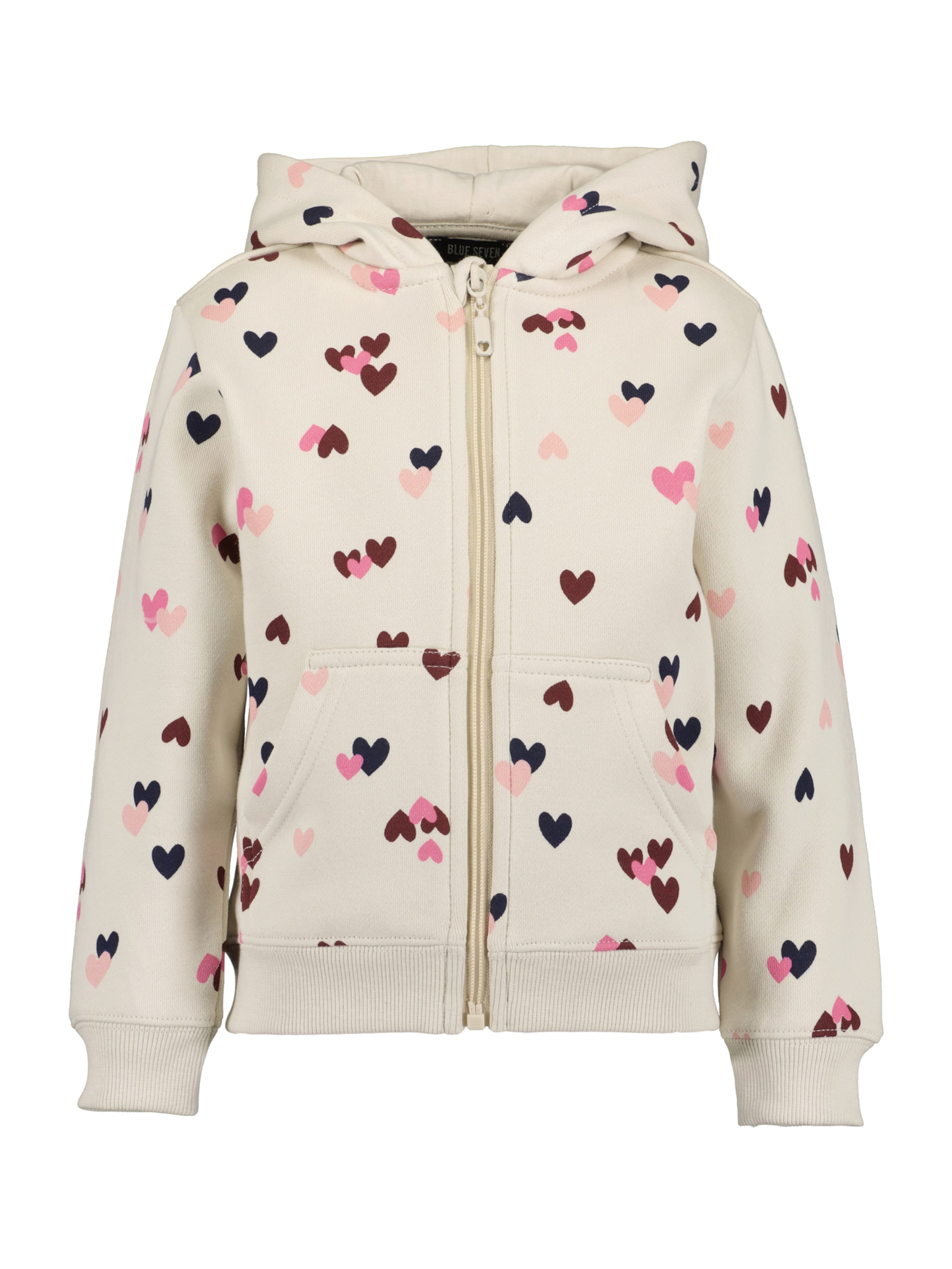BLUE SEVEN Mikina – béžová: přední strana