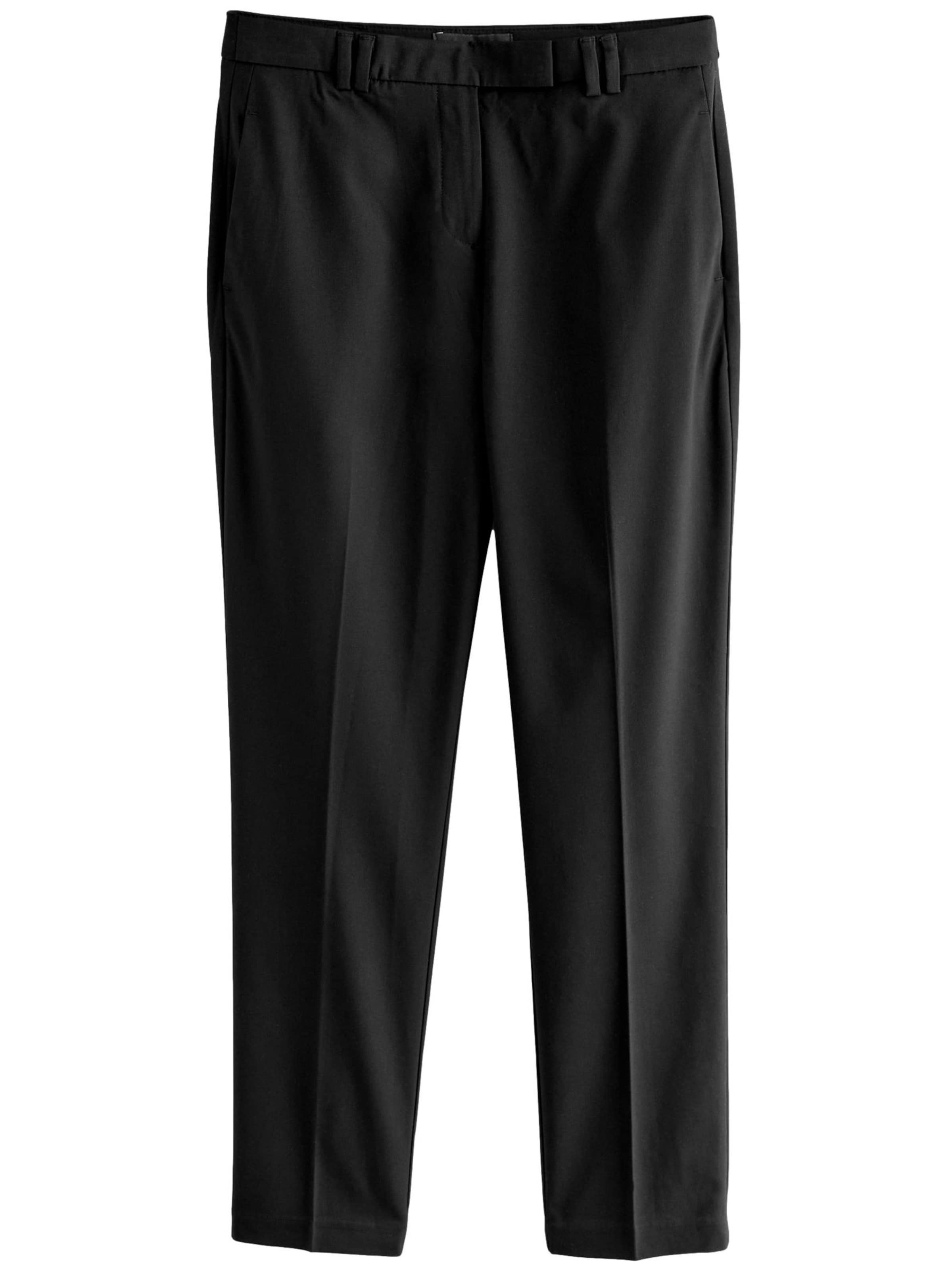 Next Slimfit Kalhoty – černá: přední strana