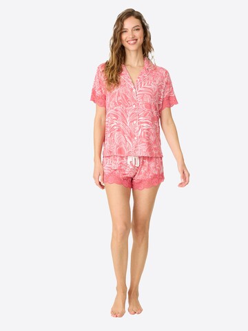 PJ Salvage Pyjamashorts 'Lazy Days' in Rot