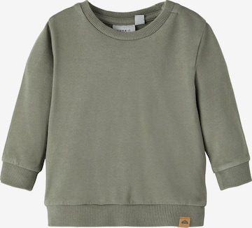 NAME IT - Sudadera 'BABBI' en verde: frente