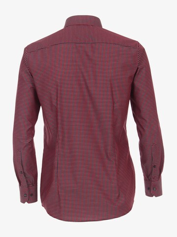 VENTI Slim fit Business Shirt in Red