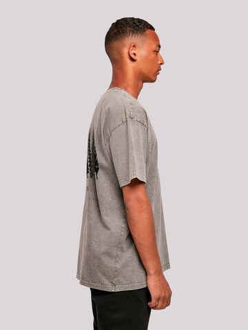 T-Shirt 'Escape Discover the World Forest' F4NT4STIC en gris