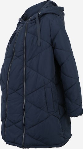 MAMALICIOUS Winter jacket 'Charlot' in Blue: front