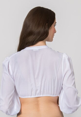 STOCKERPOINT Trachtenbluse 'Florina' in Weiß