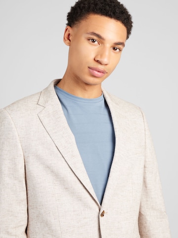 Coupe slim Veste de costume BURTON MENSWEAR LONDON en beige