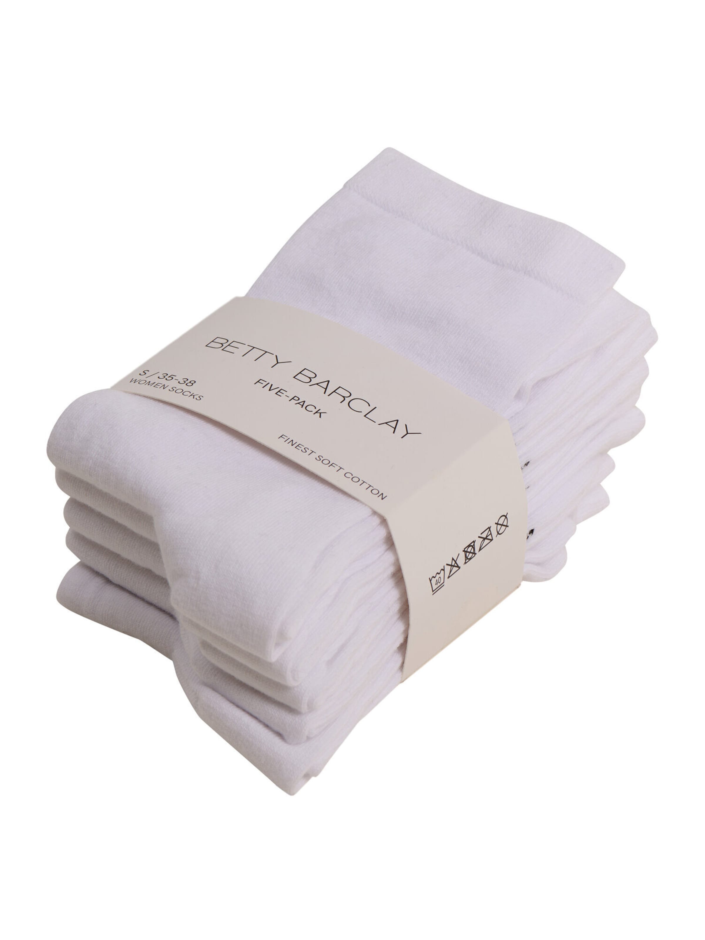 Calza velata di Betty Barclay in bianco: frontale