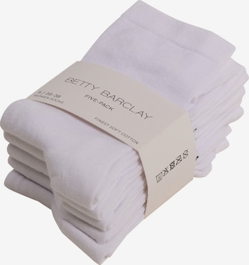 Calza velata di Betty Barclay in bianco: frontale