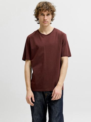 ruda JACK & JONES Priglundantis modelis Marškinėliai: priekis