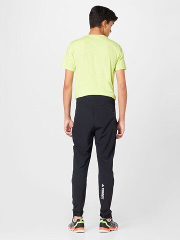 ADIDAS TERREX Tapered Workout Pants 'Agravic Hybrid' in Black