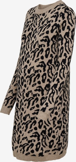 Rochie tricotat 'OLMJenni' Only Maternity pe bej închis / negru, Vizualizare produs