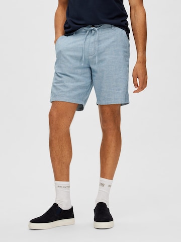SELECTED HOMME Normální Chino kalhoty 'Brody' – modrá: přední strana