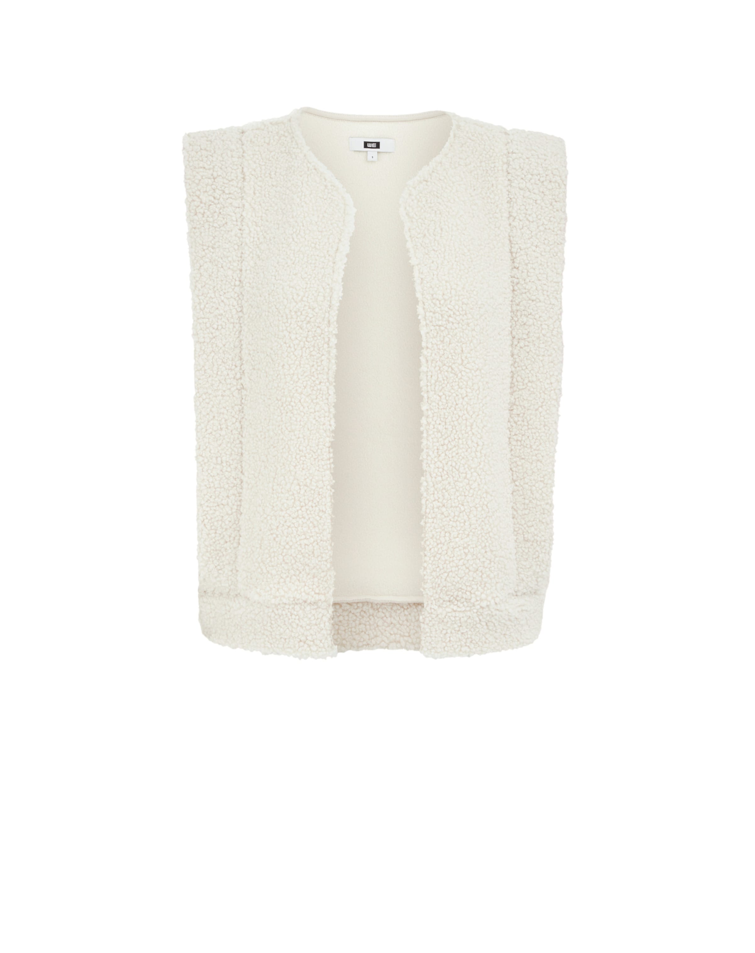 WE Fashion - Colete em bege: frente