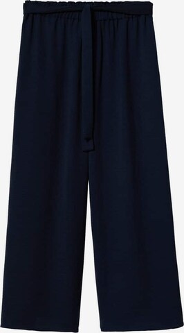 MANGO Wide Leg Hose 'lota' in Blau: predná strana