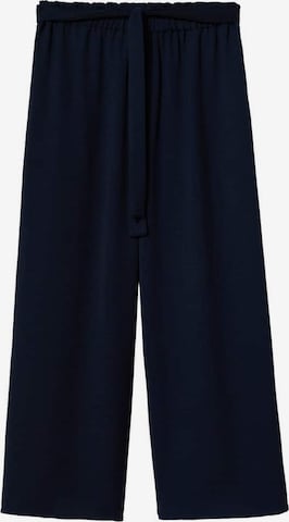 MANGO Wide leg Pants 'lota' in Blue: front