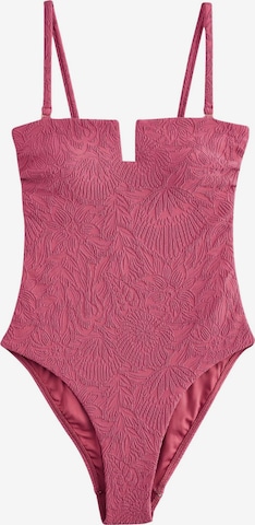 rožinė Next Bandeau Maudymosi kostiumėlis: priekis