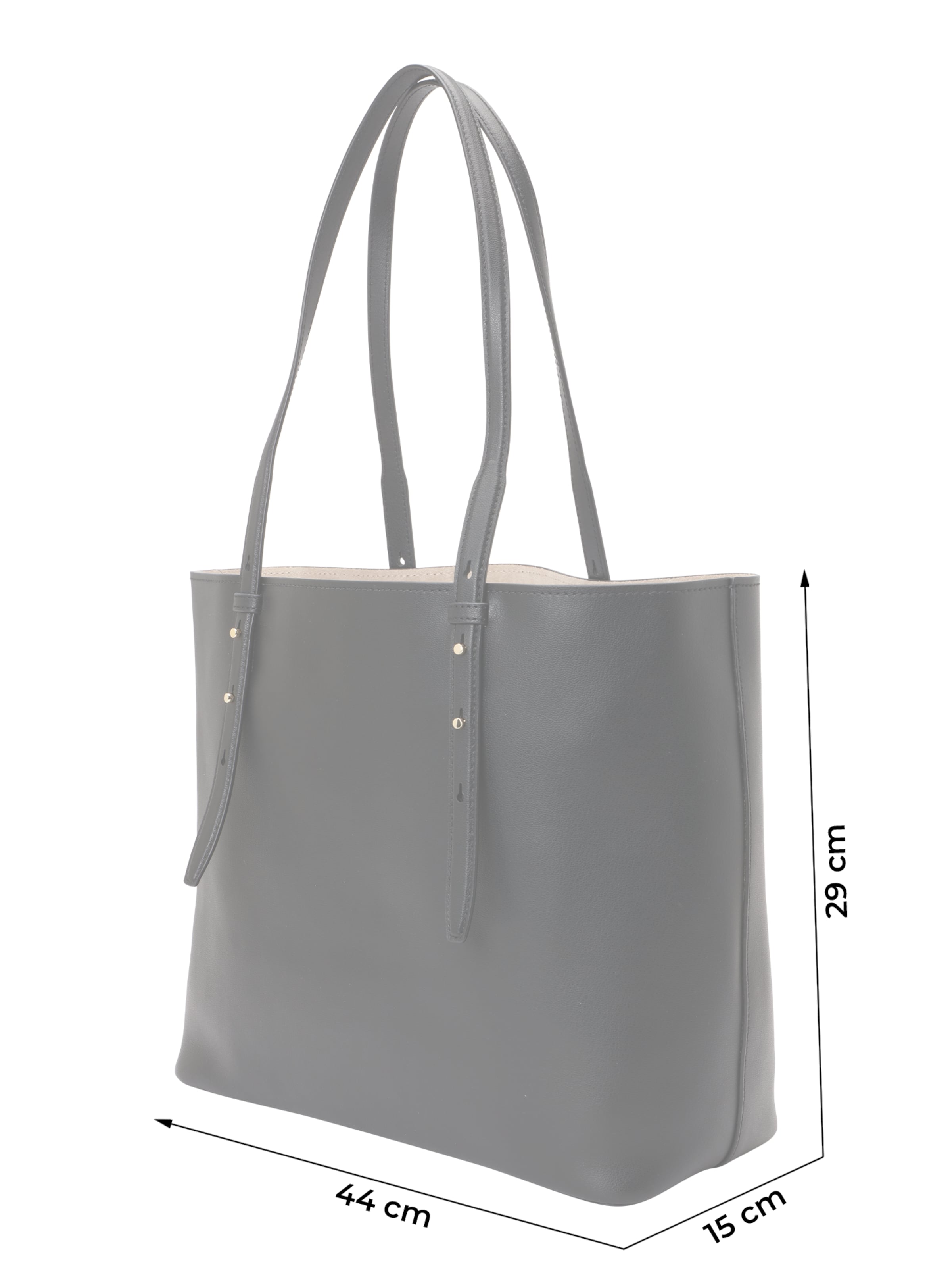 Kate Spade Nakupovalna torba 'Do It All Fine Grain Leather Large Tote' | črna barva