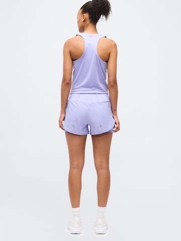 ASICS - Regular Calças de desporto 'Road' em roxo