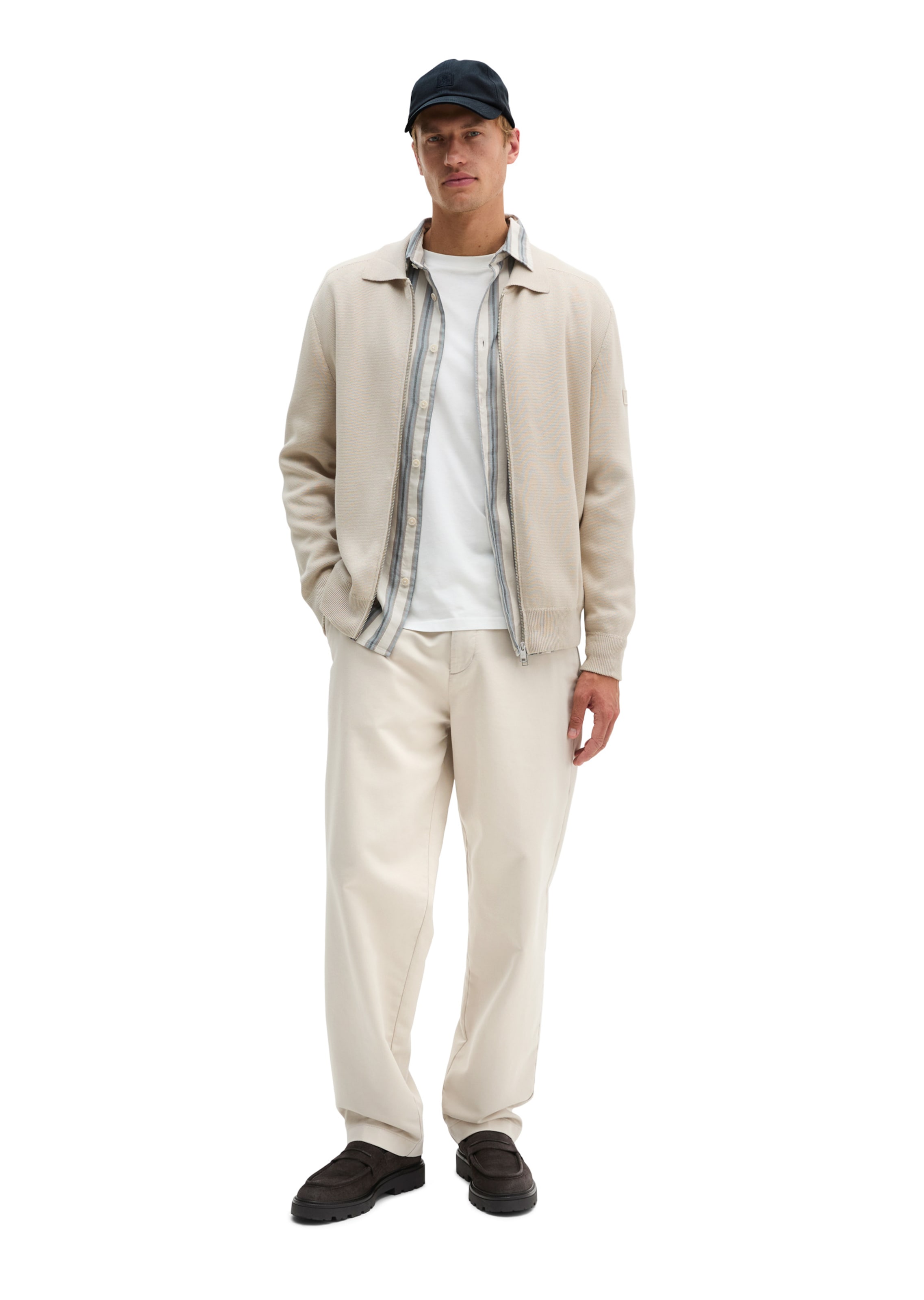Marc O'Polo Strickjacke in Grau