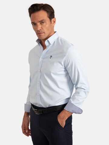 Jacey Quinn Regular fit Overhemd in Blauw
