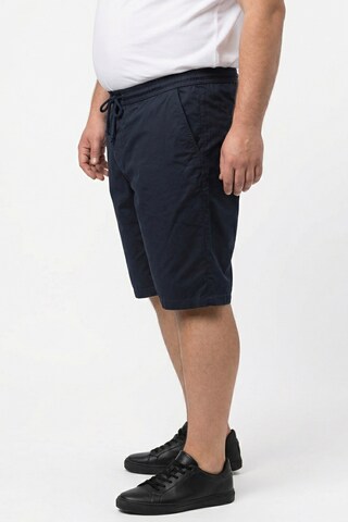 Men Plus Regular Broek in Blauw