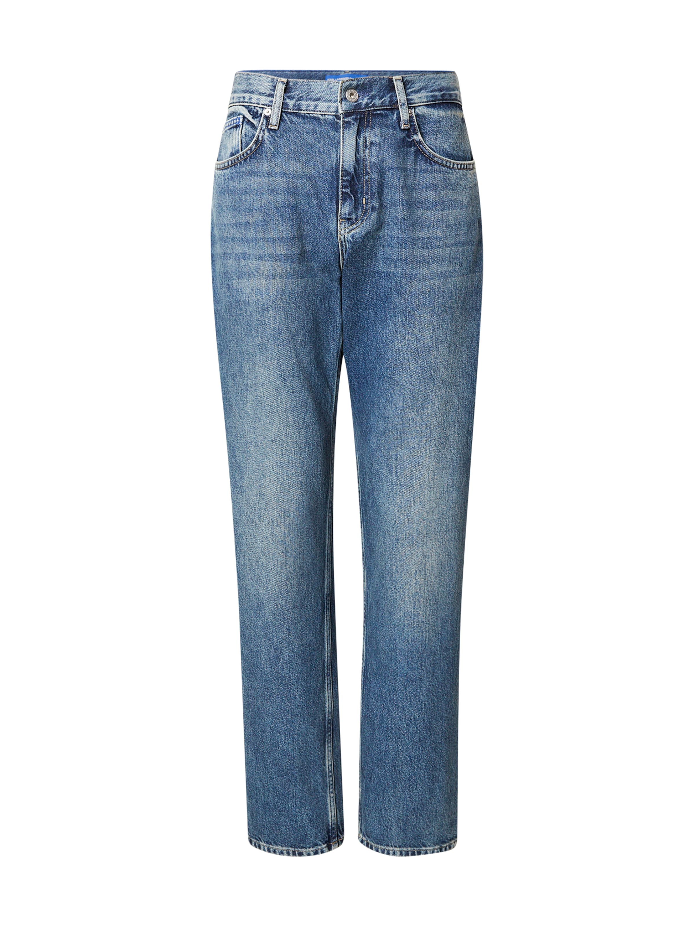 KARL LAGERFELD JEANS Regularen Kavbojke | modra barva: sprednja stran