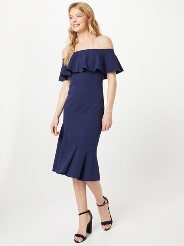 Wallis Cocktail Dress in Blue: front