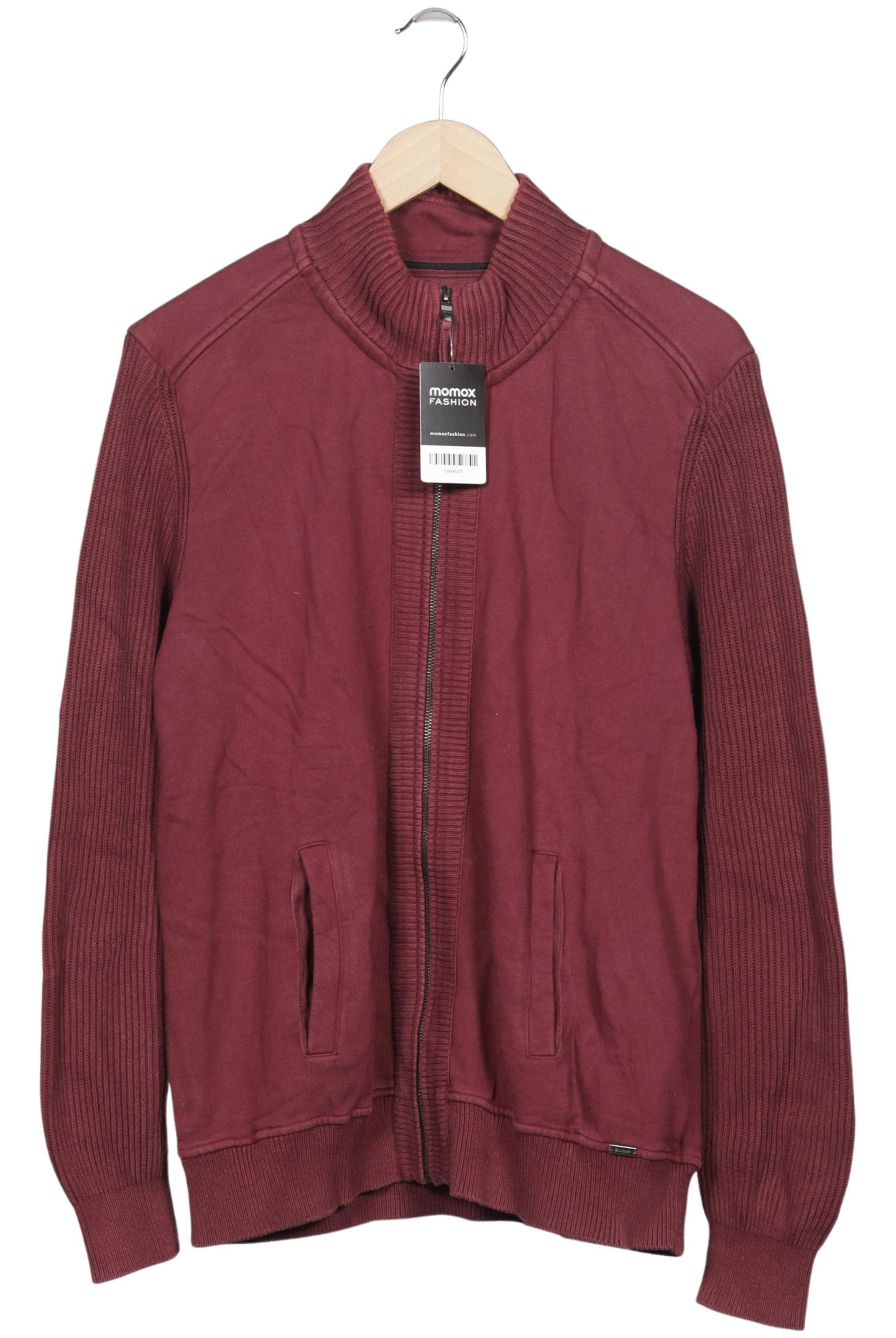 OLYMP Sweatshirt & Zip-Up Hoodie in XL in Red: front