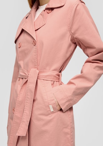 Manteau mi-saison QS en orange