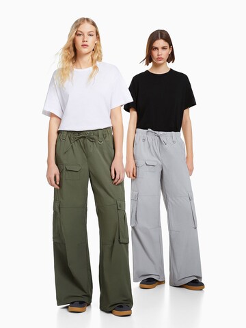 Bershka T-Shirt in Schwarz