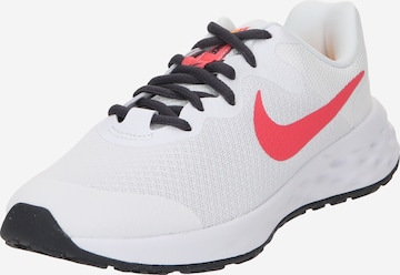 NIKE Athletic Shoes 'Revolution 6' in White: front