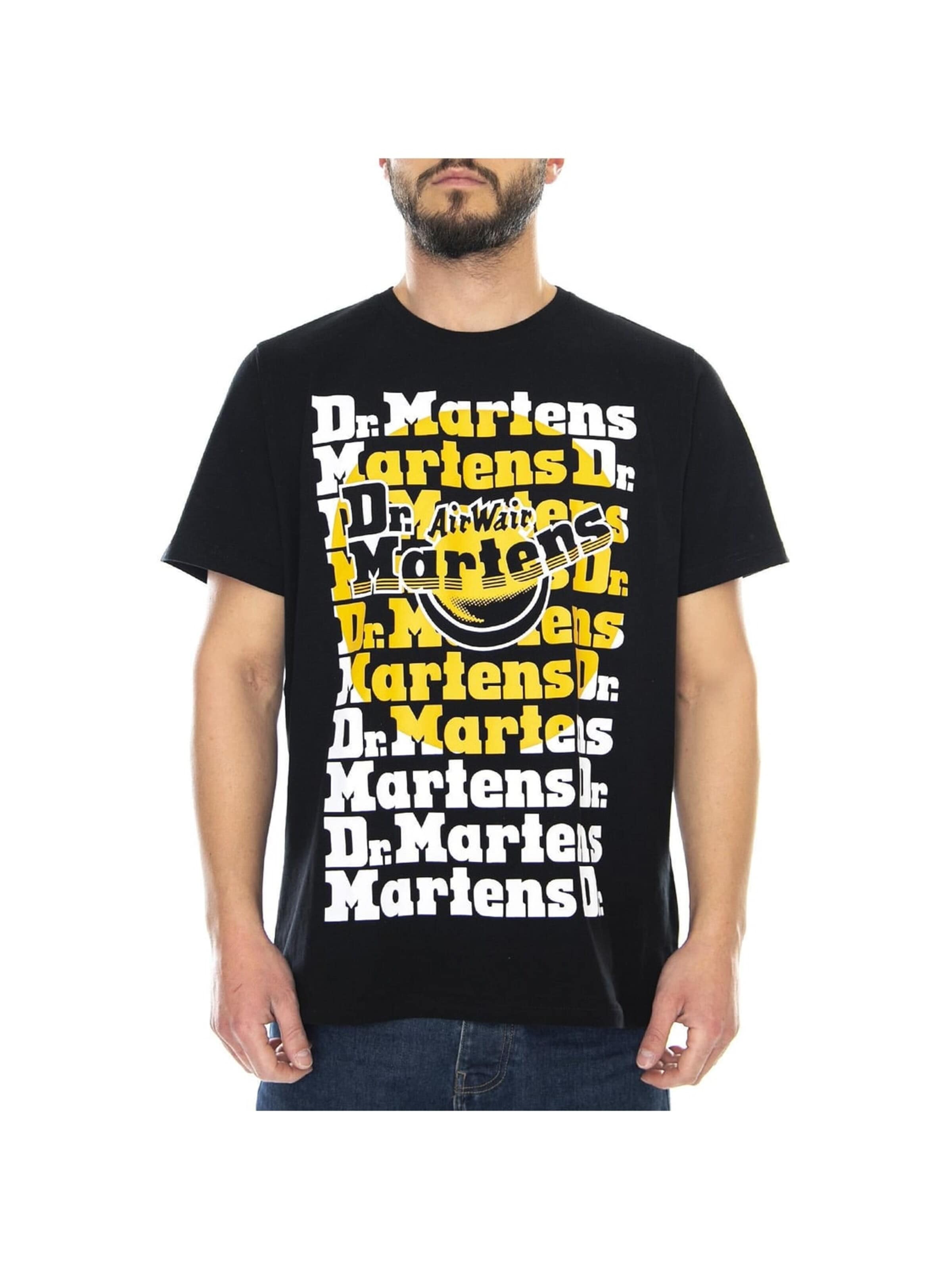 T-Shirt 'Target Print Tee' Dr. Martens en noir : devant